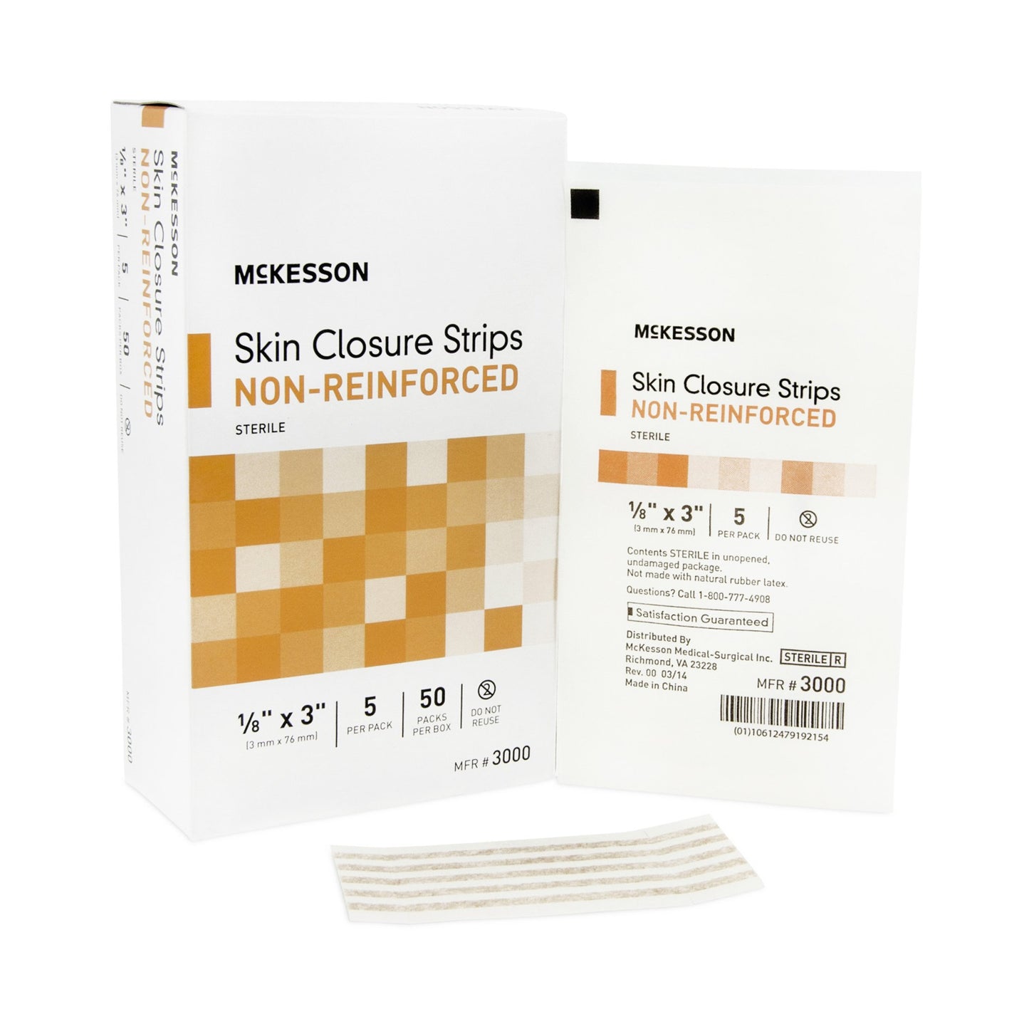 CLOSURE, SKIN FLEX LF TAN 1/8X3"