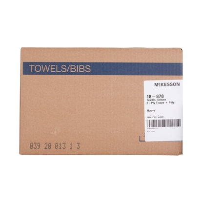 TOWEL, PRO 2PLY/POLY MAUVE 13X18