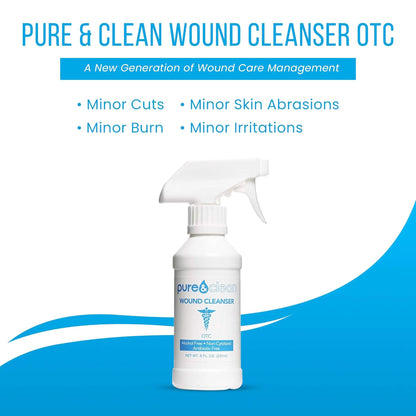 CLEANSER, WND PURE AND CLEAN 8OZ