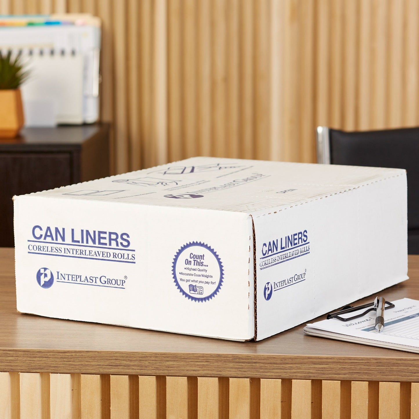 LINER, CAN CLR 16MIC 40"X48"40-45GL