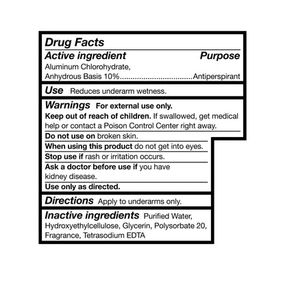 DEODORANT, ROLL-ON 1.5OZ LF