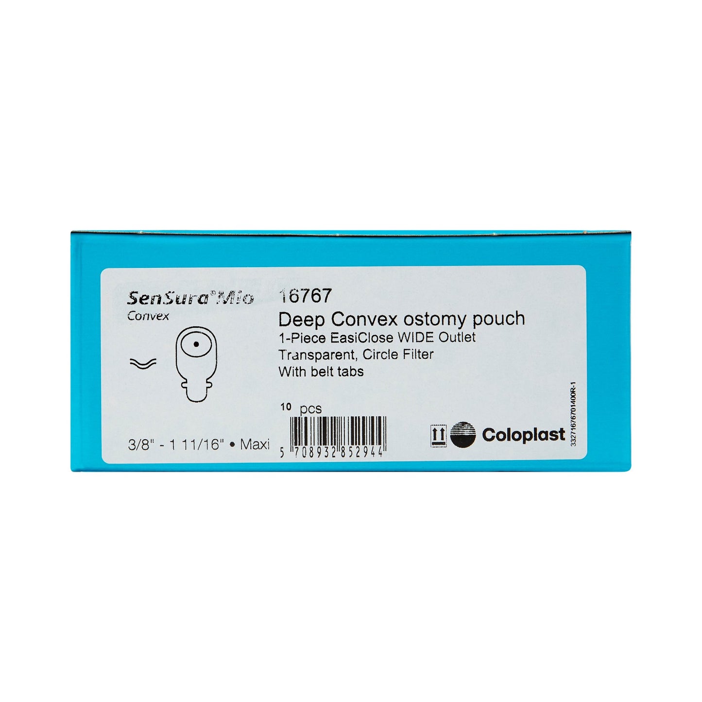 POUCH, OST CONVEX SENSURA 1PC3/8"X1 11/16"