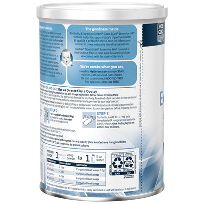 FORMULA, POWDER EXTENSIVE HA UNFLAVORED