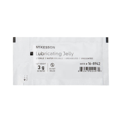LUBRICATING JELLY, STR FOIL PKT 3GRAM