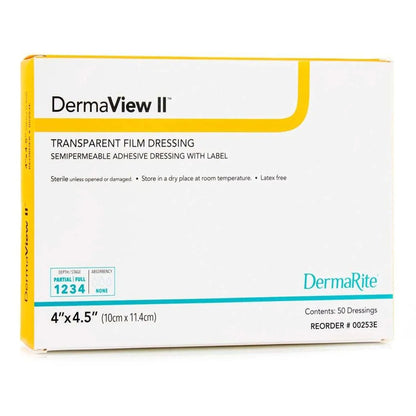 DRESSING, DERMAVIEW II 4"X5"
