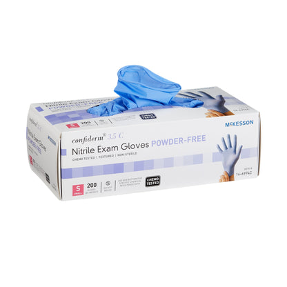 GLOVE, EXAM NTRL SM N/S CHEMO3.5C