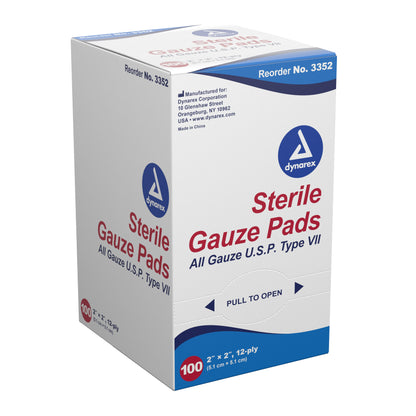 PAD, GAUZE 2X2X12