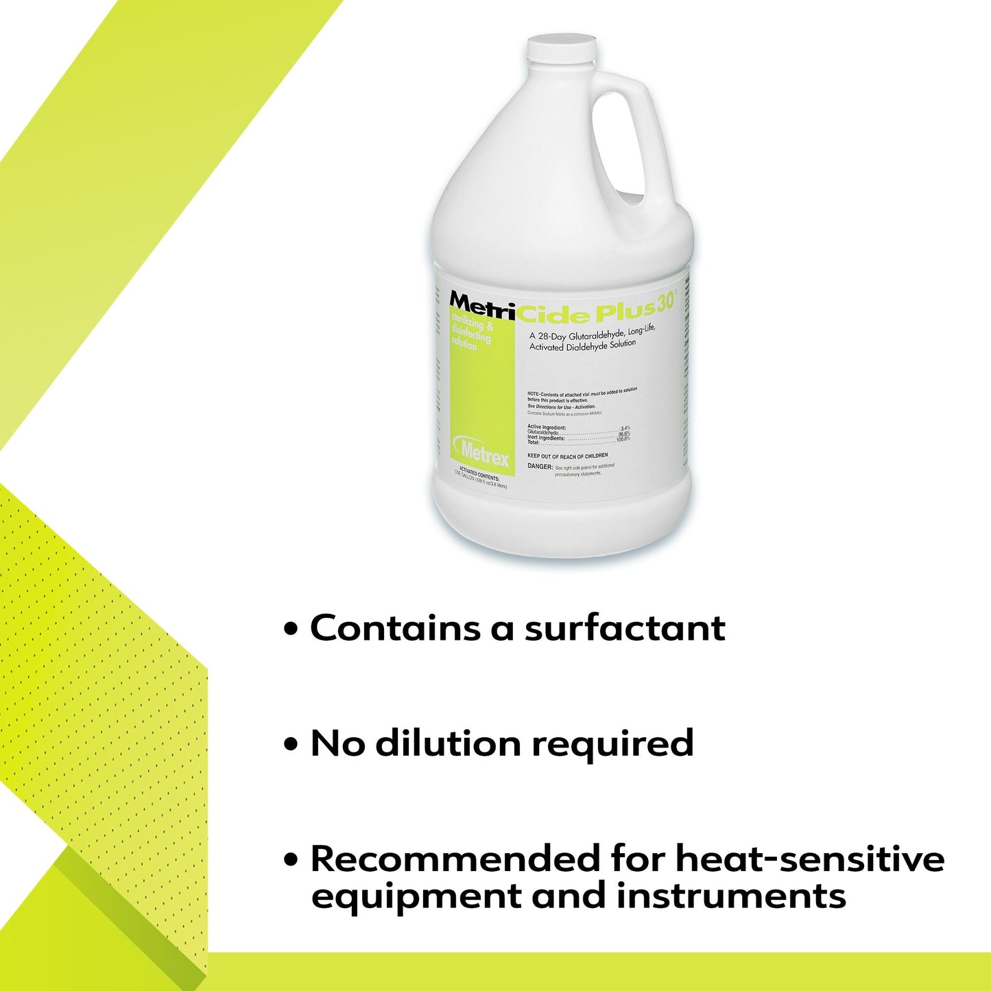 DISINFECTANT, METRICIDE + 30GL