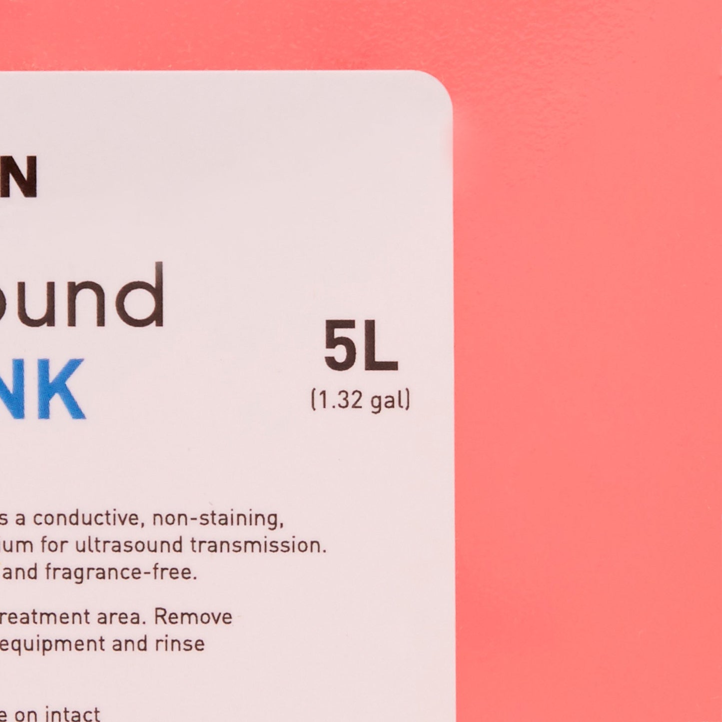 GEL, ULTRASOUND PNK 5L