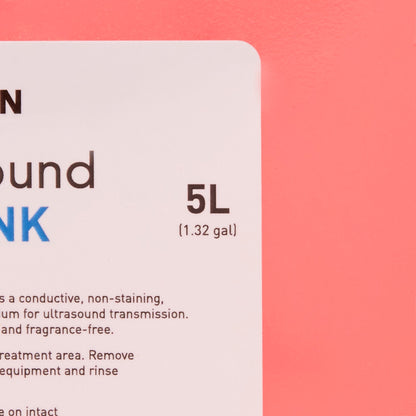 GEL, ULTRASOUND PNK 5L