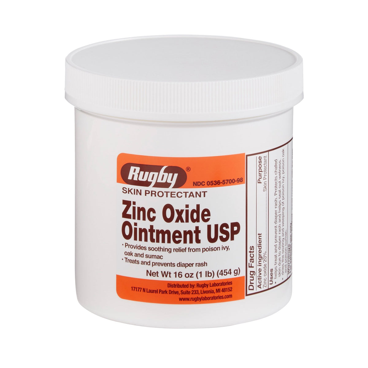 ZINC OXIDE, OINT 20% 1LB