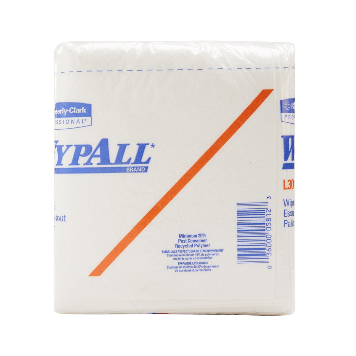 WIPER, WYPALL 1/4 FOLD WHT