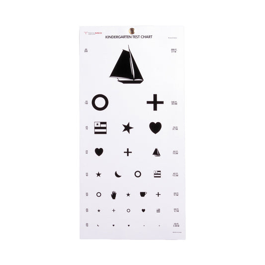 CHART, EYE TEST KINDERGRTN LF20' 22"X11"
