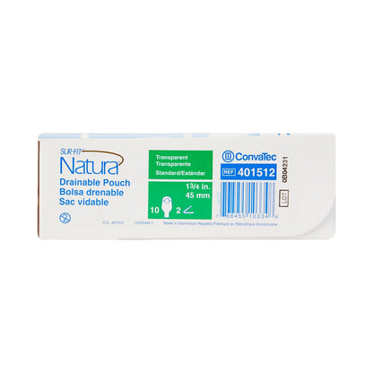 POUCH, DRN 12" TRAN 1 3/4"