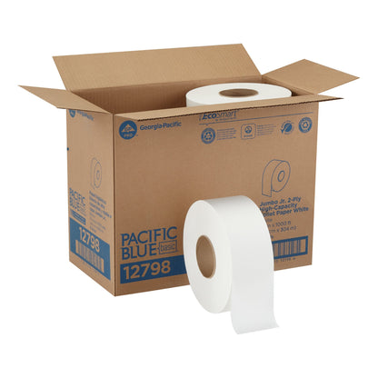 TISSUE, TOILET ENVSN 2PLY JUMBO WHT