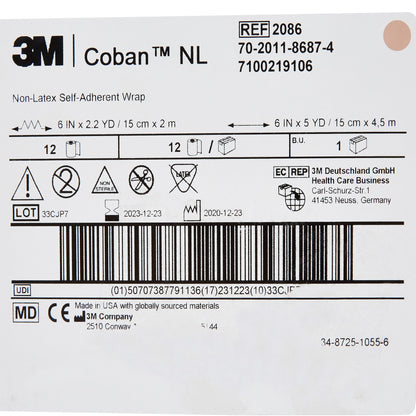 BANDAGE, COBAN LF 6"X5YDS