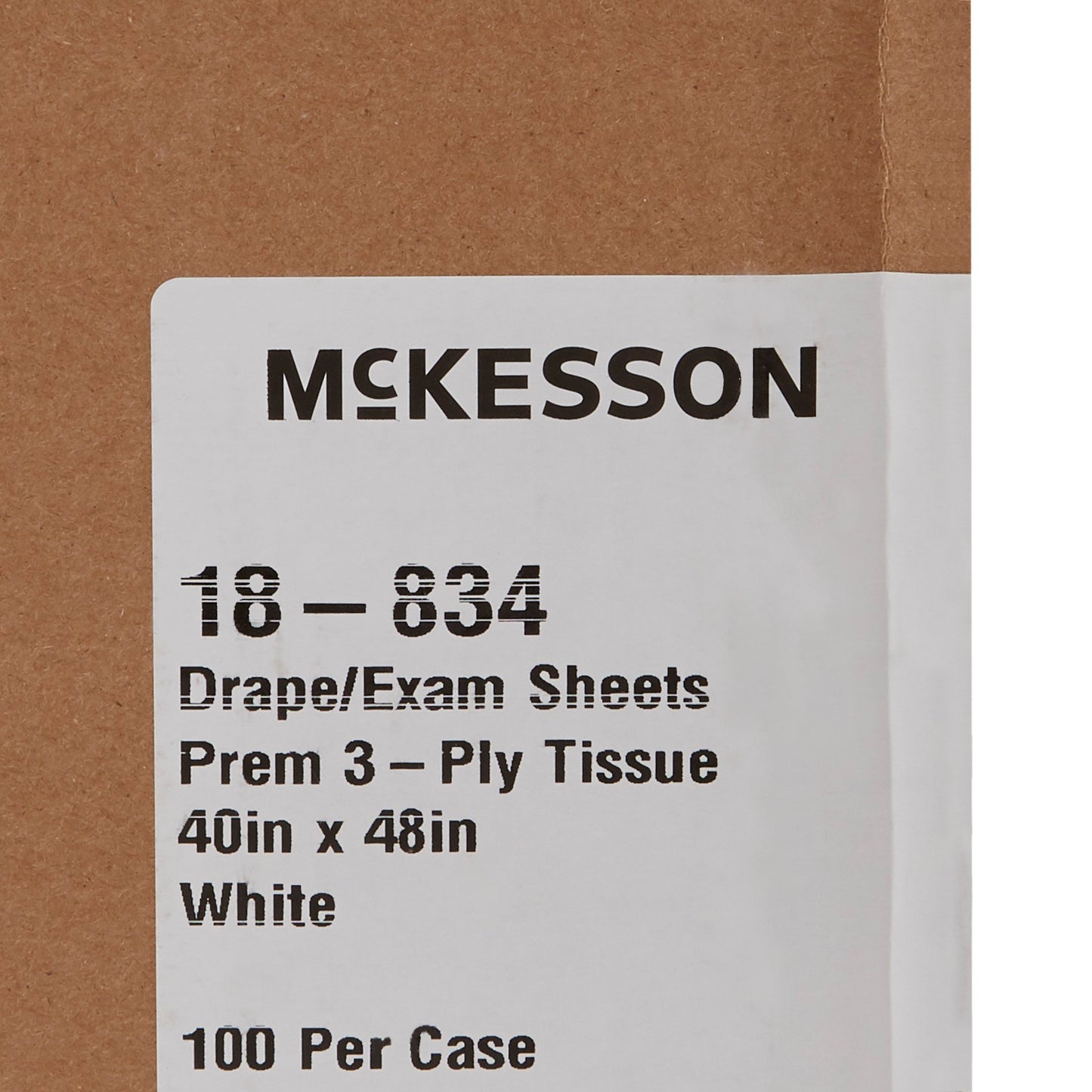 SHEET, DRAPE 3PLY WHT 40X48