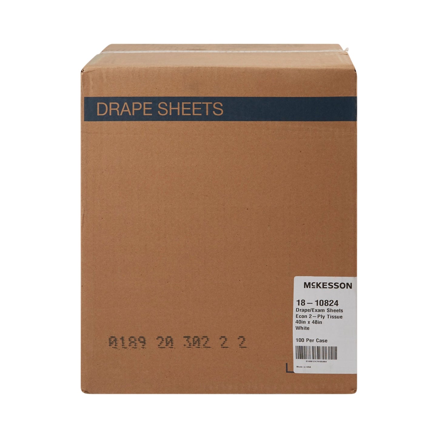 SHEET, DRAPE 2PLY ECON WHT 40X48