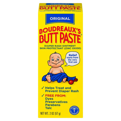 BOUDREAUX BUTT, PASTE 16% ZINCOXIDE 2OZ