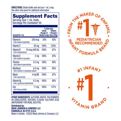 POLY-VI-SOL+IRON, DRP 50ML 1.67OZ 9MDJHN