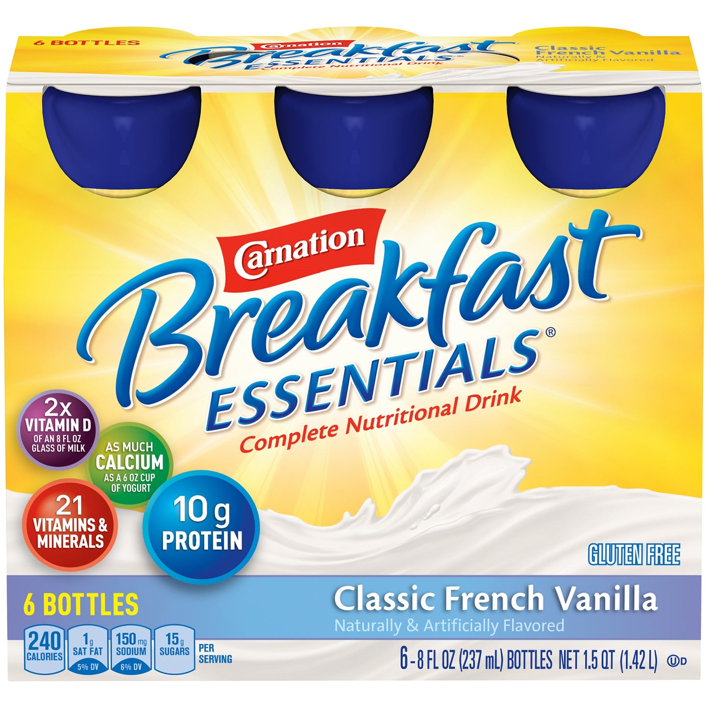 CARNATION INST BRKFST, ESSN LSRTD 8OZ BT F VAN