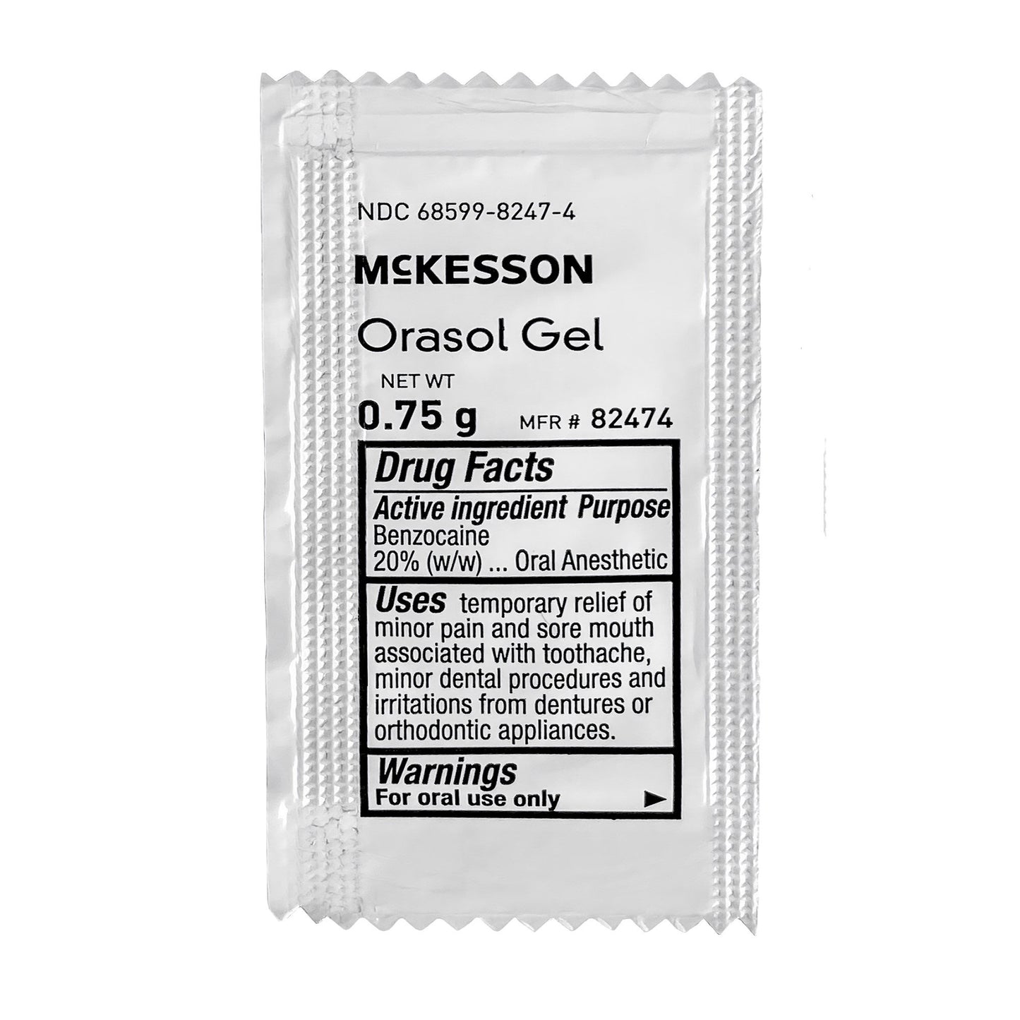ORASOL, GEL 20% BENZOL 0.9GM