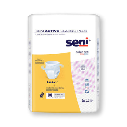 UNDERWEAR, INCONT ACTIVE CLASSIC+ MED 31"-43"