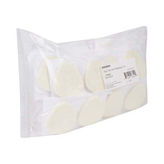PEDI-PAD, FELT ADH WHT #106-LG"1/4"