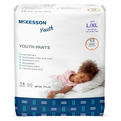 UNDERWEAR, PULL-ON YOUTH LG/XLG 60-125LB