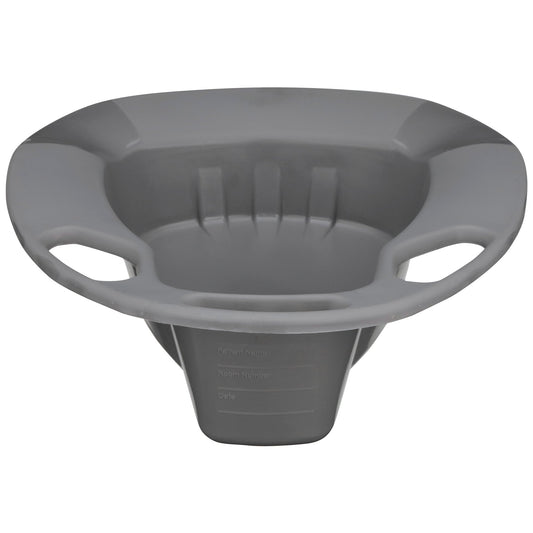 BEDPAN, STACKABLE GRAPHITE 55OZ