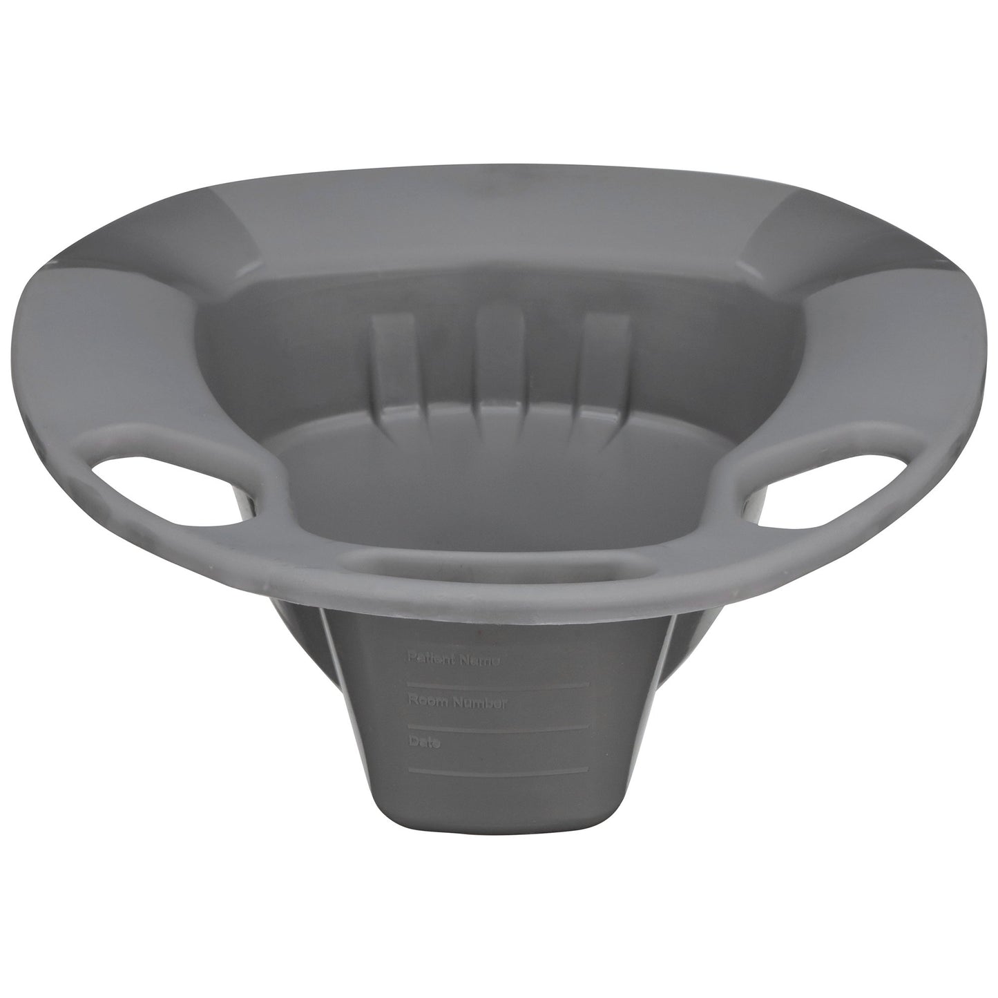 BEDPAN, STACKABLE GRAPHITE 55OZ