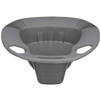 BEDPAN, STACKABLE GRAPHITE 55OZ