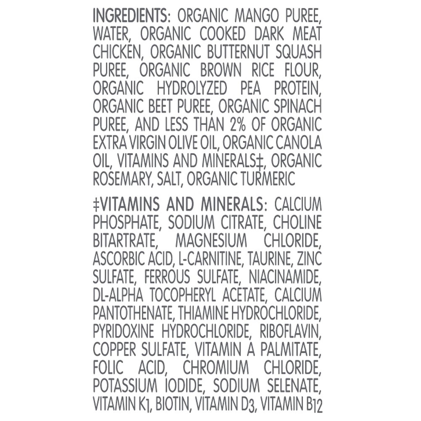 FORMULA, COMPLEAT ORG BLND CHICKEN GARDEN 10.1OZ 300ML