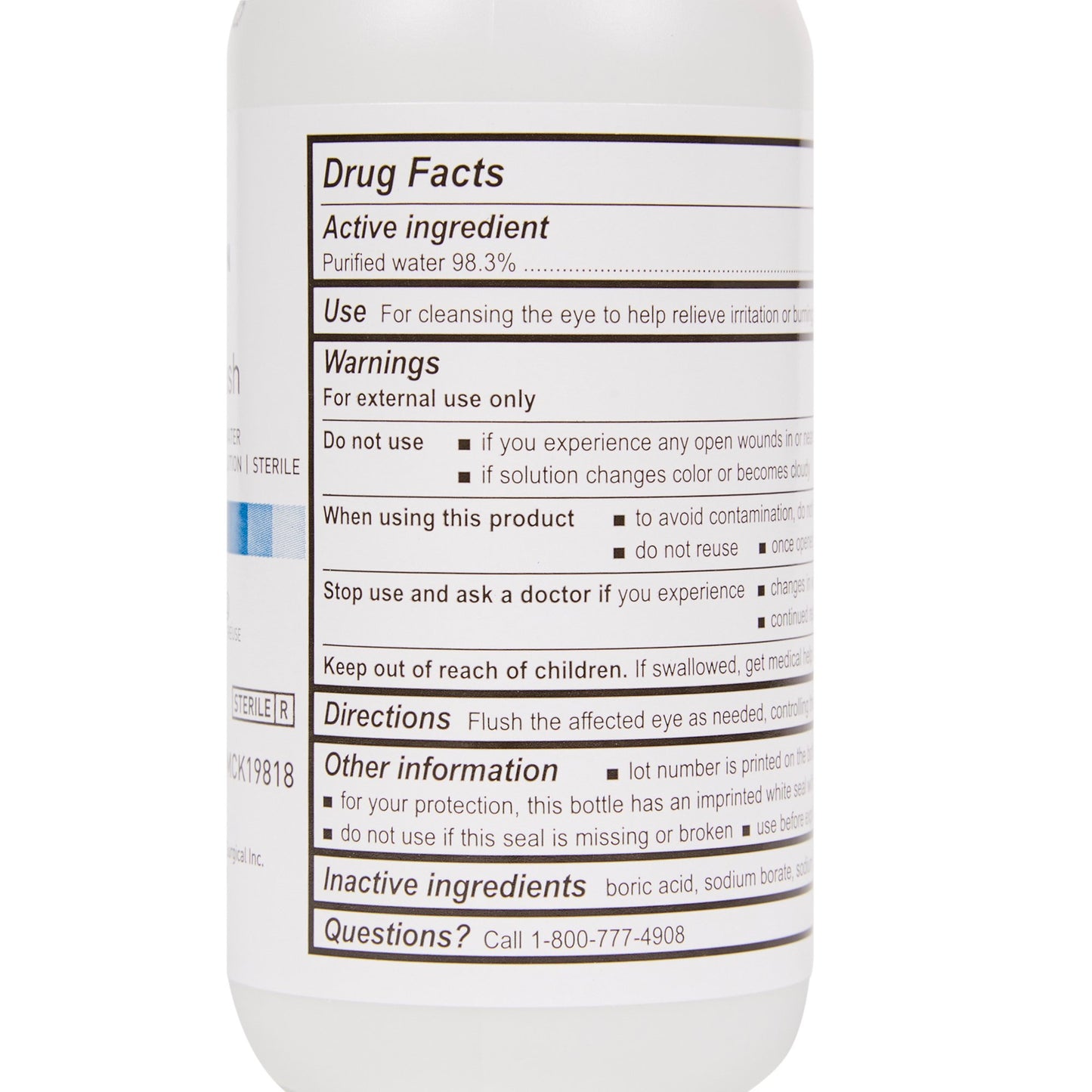 EYE WASH, OPHTHALMIC SOL 4OZ