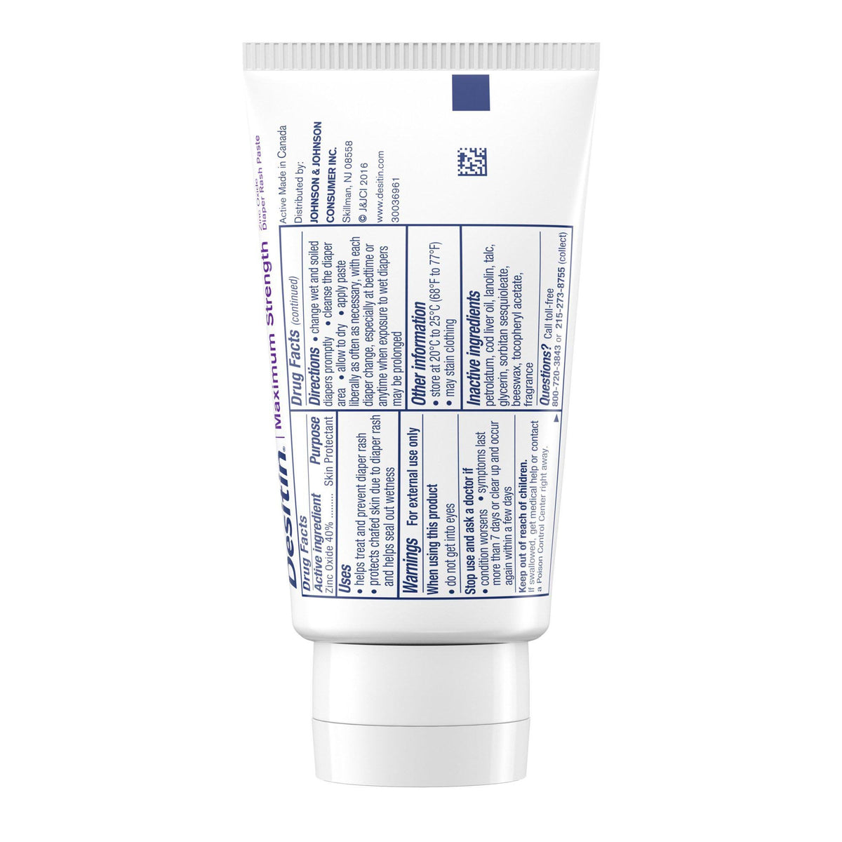 DESITIN PASTE, ZINC MAX/STR 2OZ