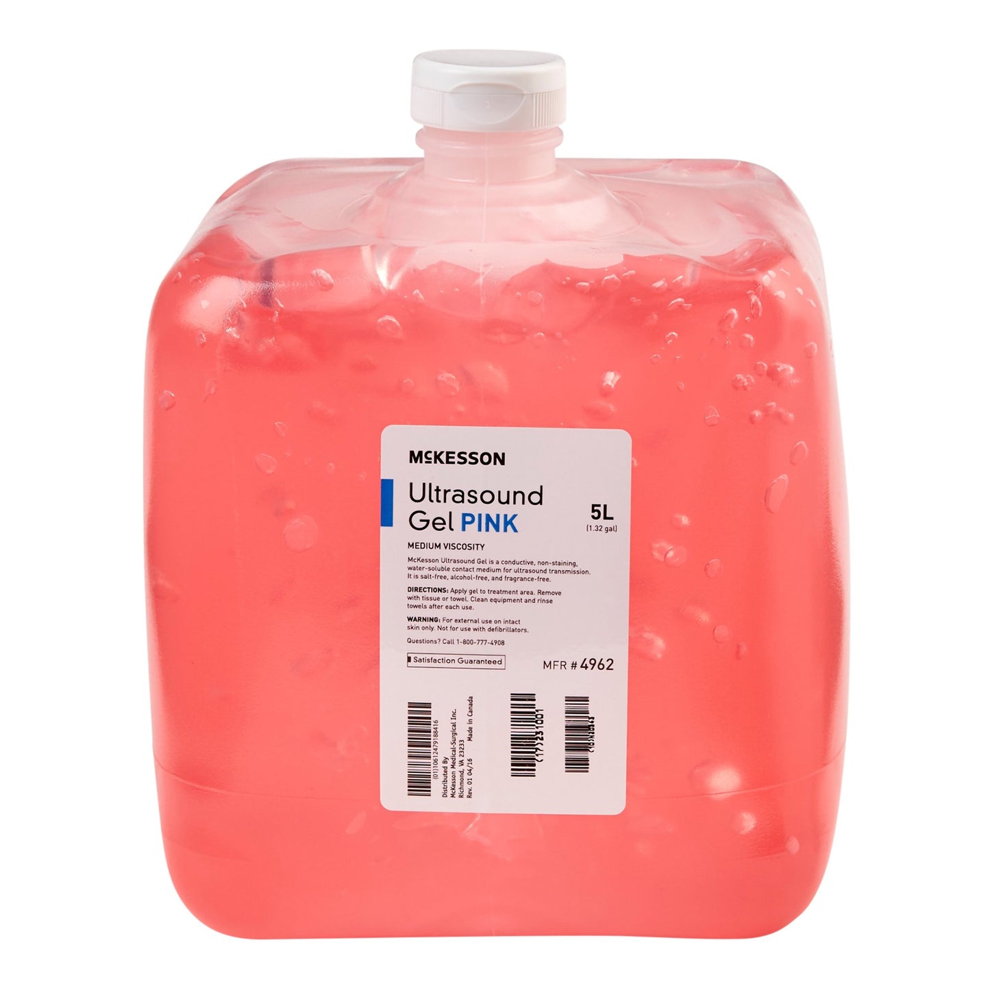 GEL, ULTRASOUND PNK 5L