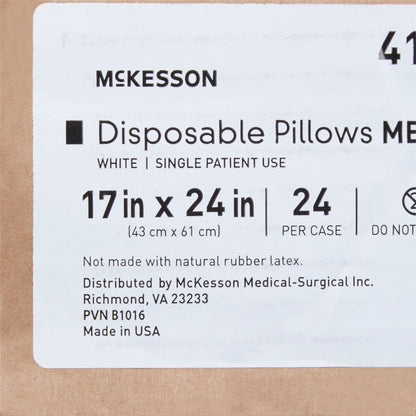 PILLOW, DISP MED LOFT WHT 17X24