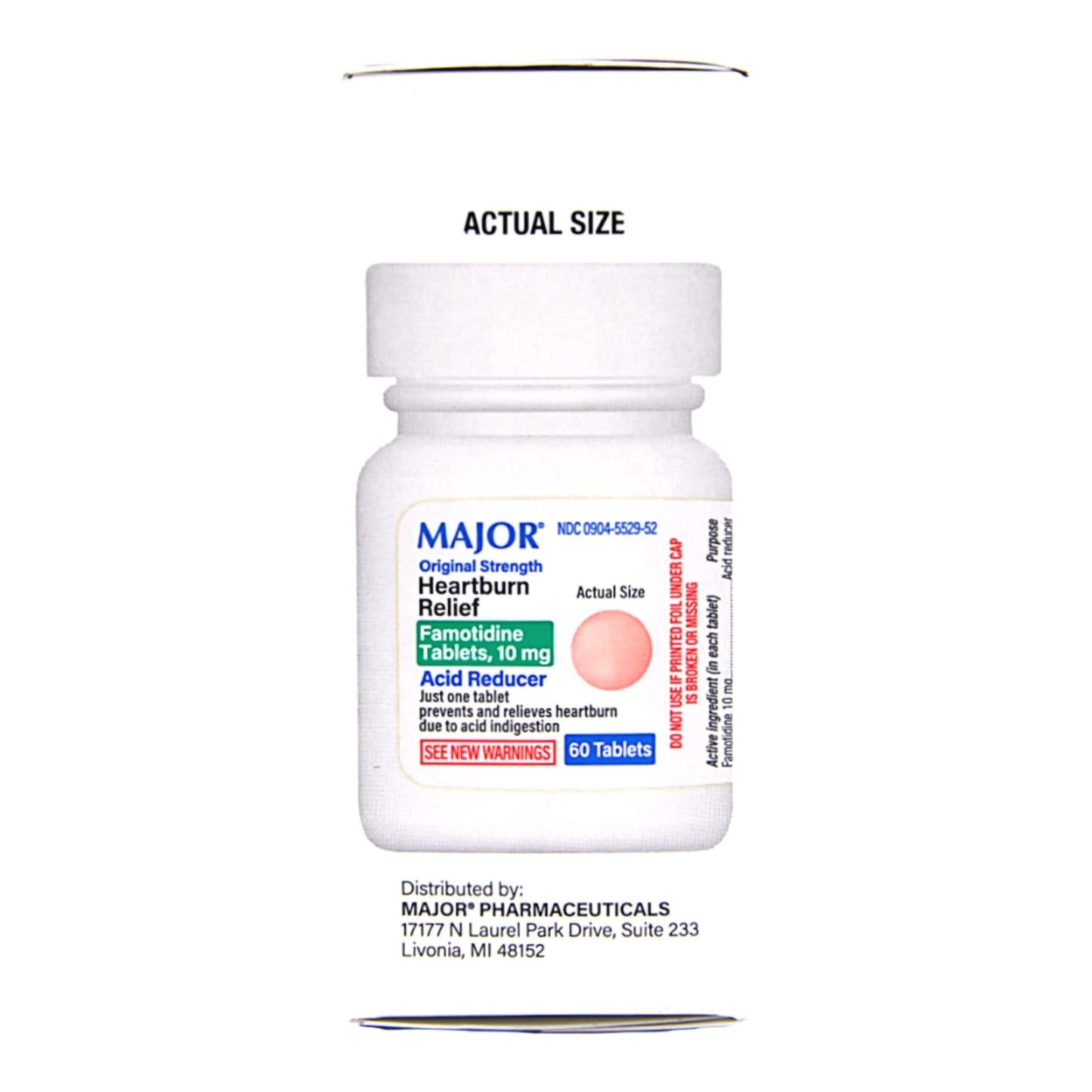 HEARTBURN RELIEF, TAB 10MG