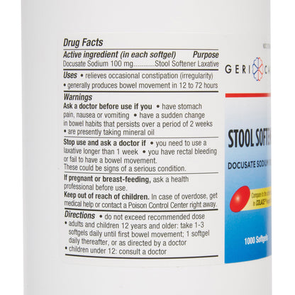 LAX DSS, SOFT GEL 100MG