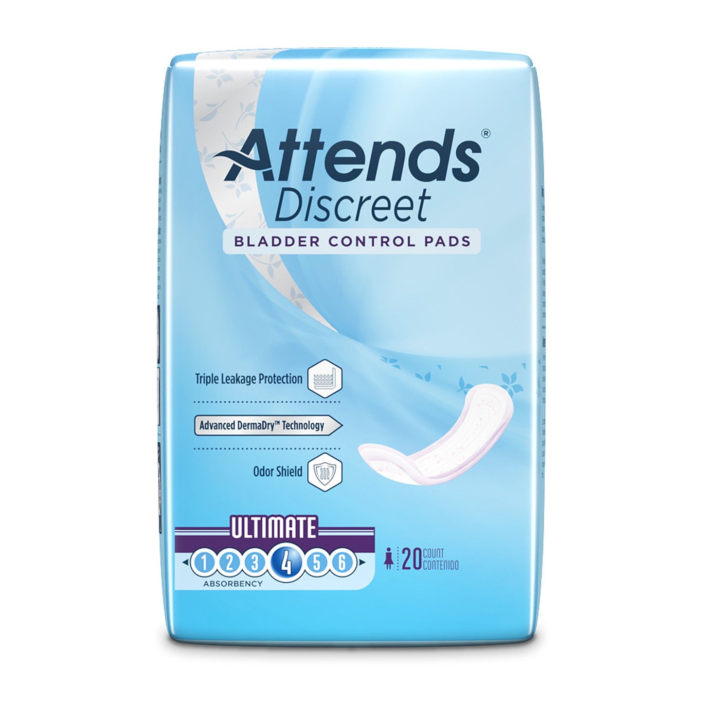 PAD, BLADDER CNTRL ULTIMATE ATTENDS DISCREET