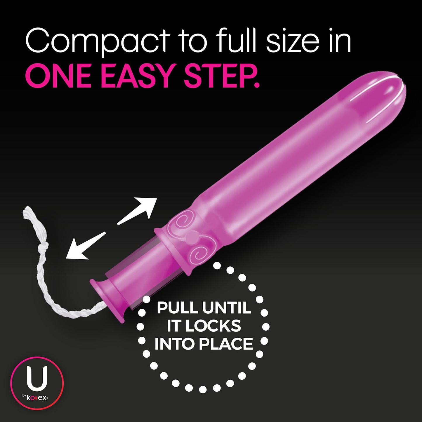 TAMPON, U BY KOTEX CLICK SUPER PREM ABSRB