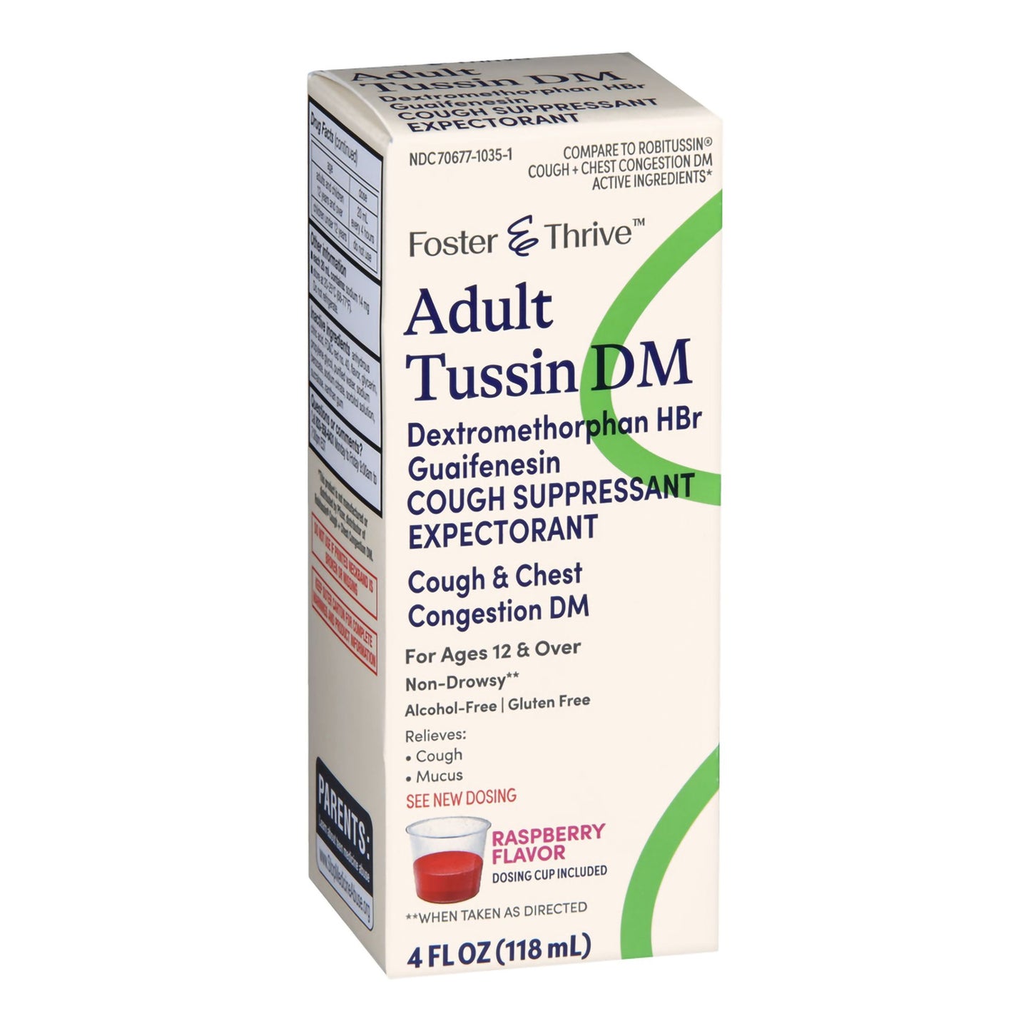 TUSSIN DM, LIQ FT SM ADLT 20-200MG 4OZ