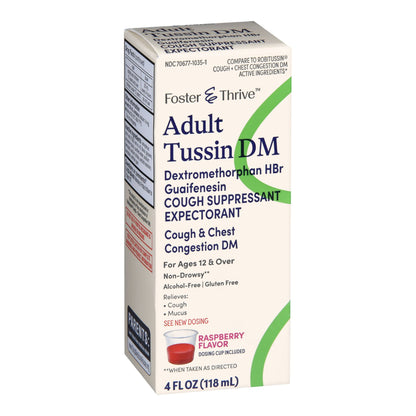 TUSSIN DM, LIQ FT SM ADLT 20-200MG 4OZ