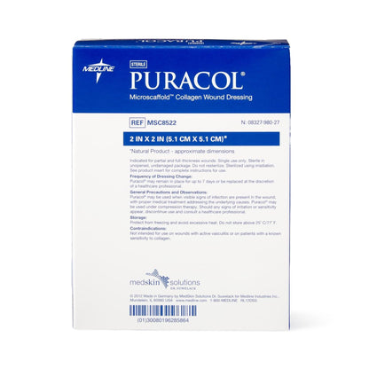 DRESSING, COLLAGEN PURACOL 2X2