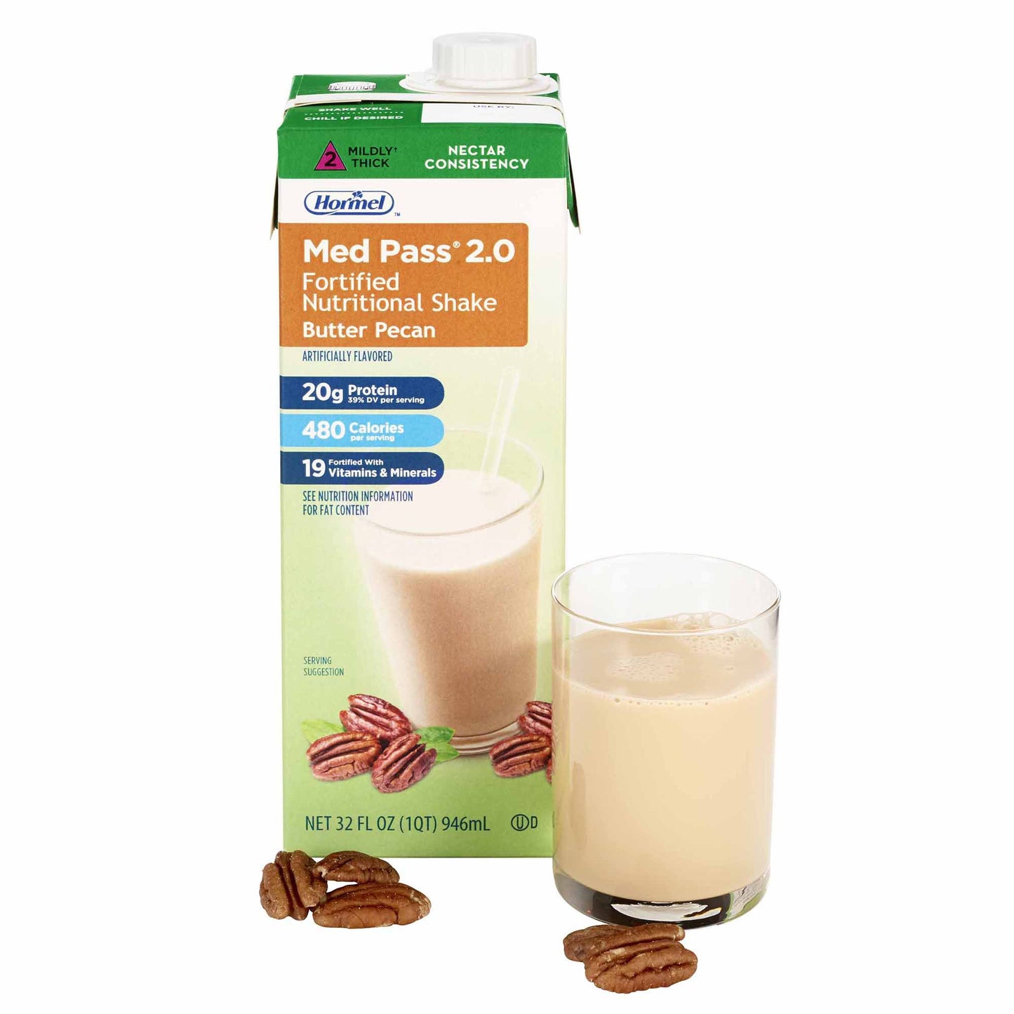 MED PASS 2.0, BUTTER PECAN 32OZ