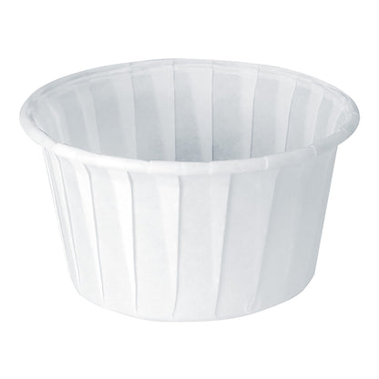 CUP, SOUFFLE TREATED 4OZ WHT