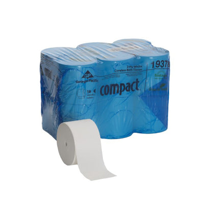 TISSUE, TOILET COMPACT CORELESS