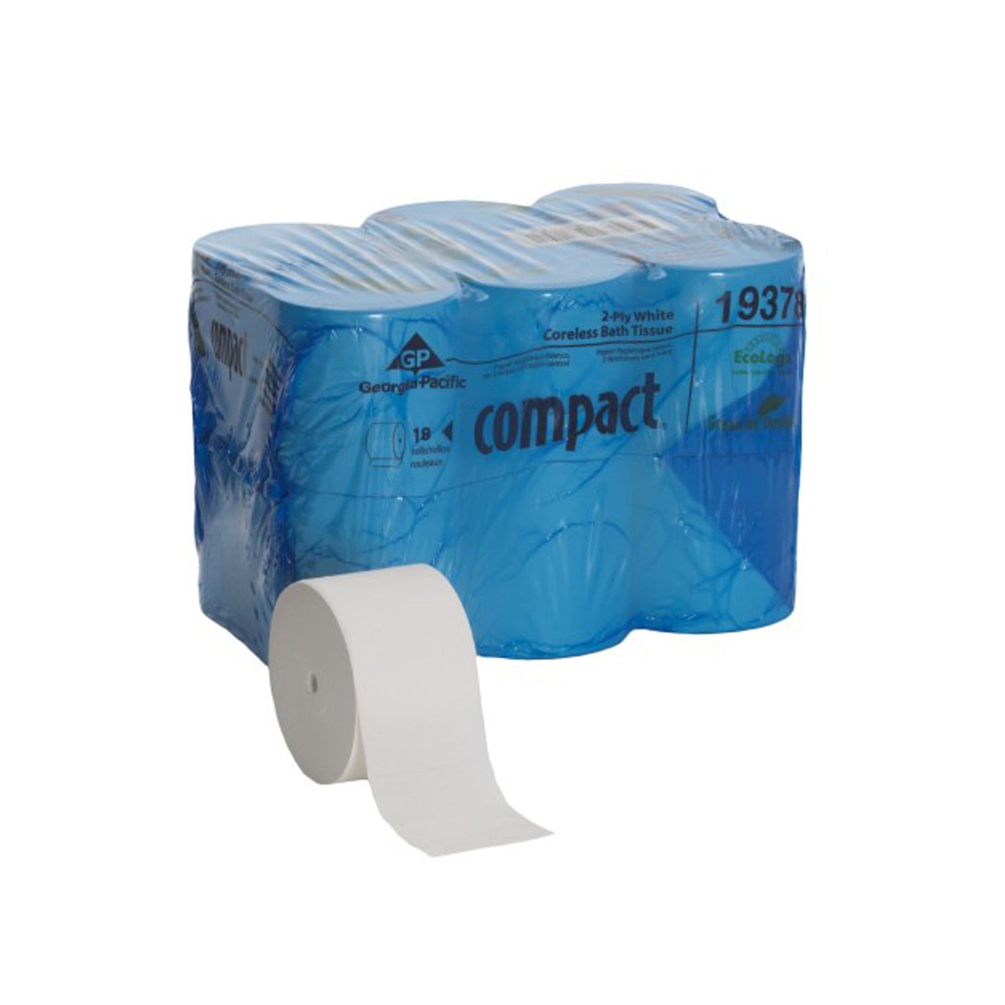 TISSUE, TOILET COMPACT CORELESS