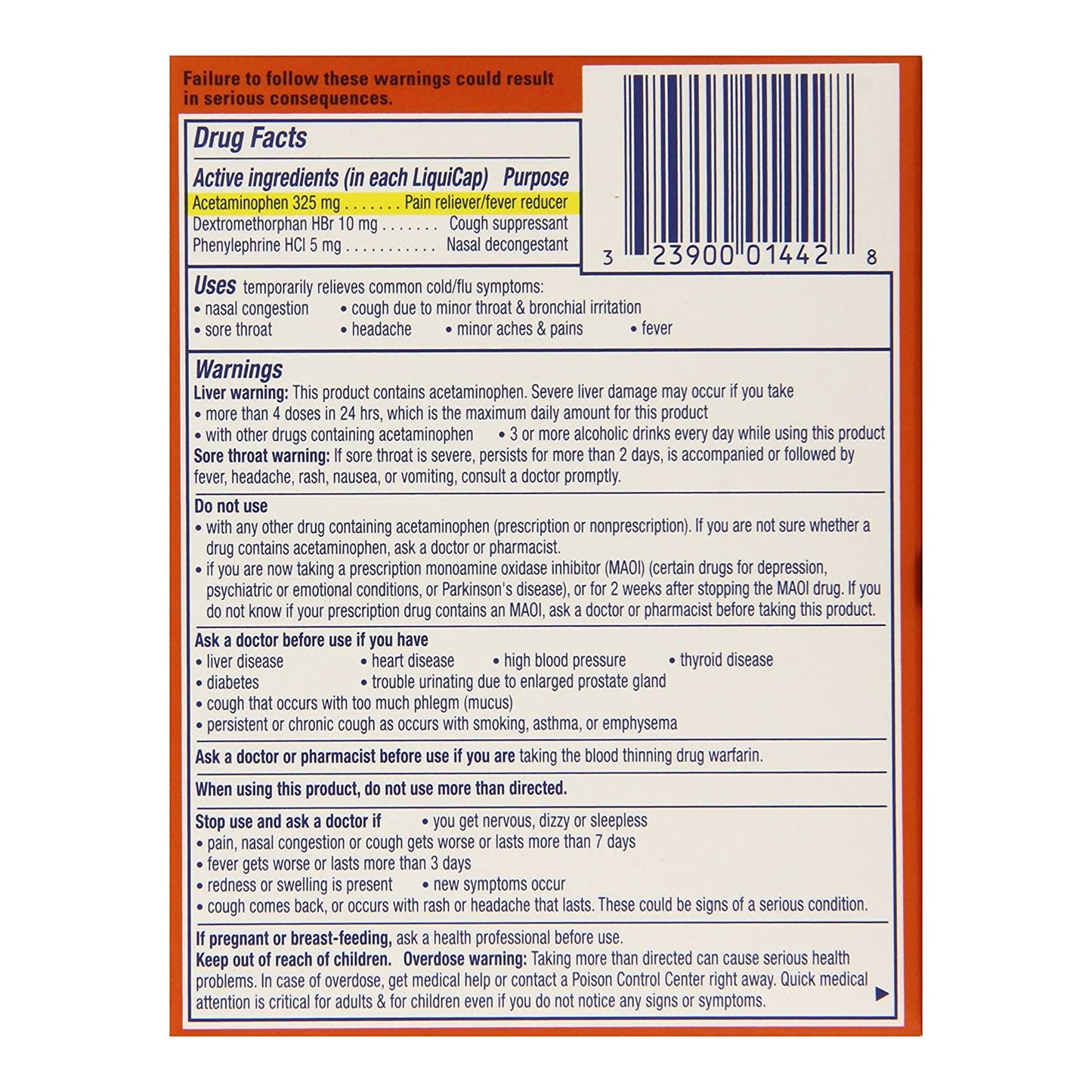 DAYQUIL, LIQUIGEL