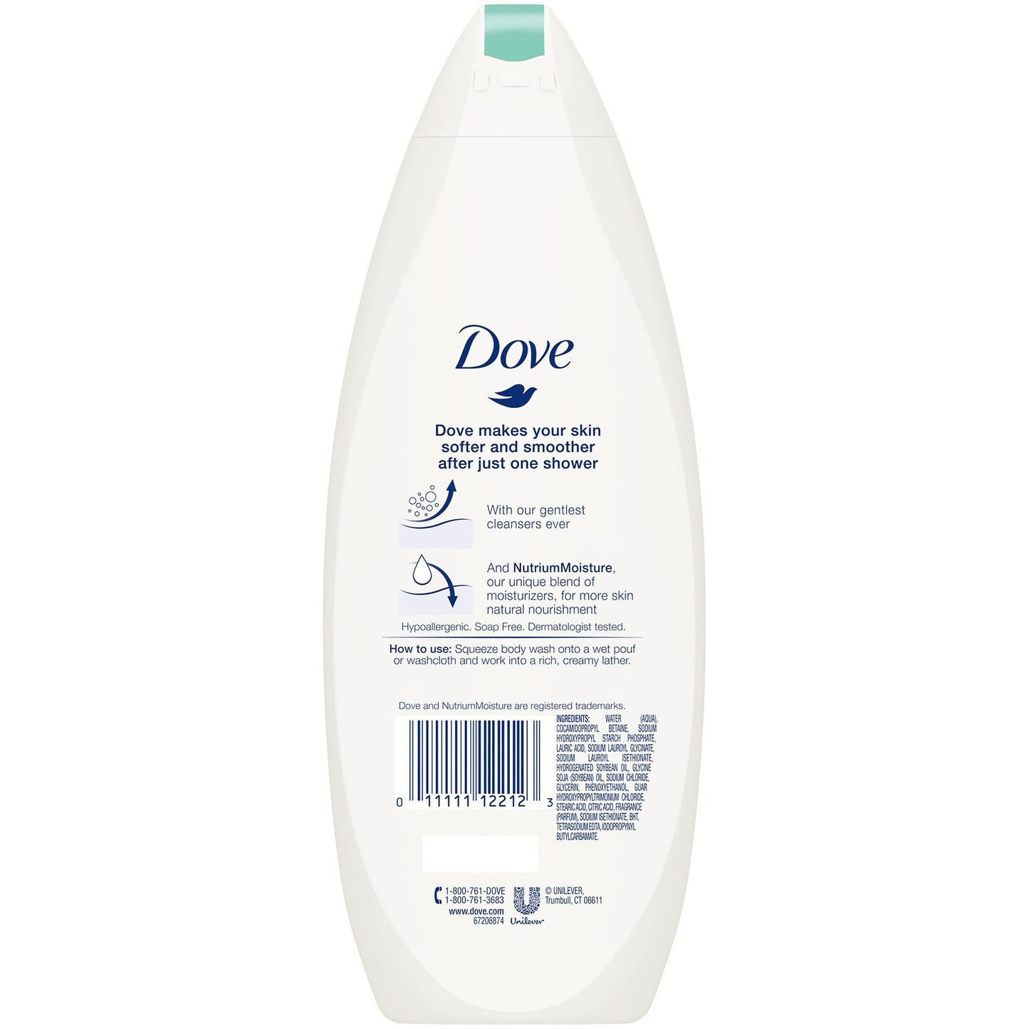 BODY WASH, DOVE SENSATIVE SKIN11OZ 9UNLVR
